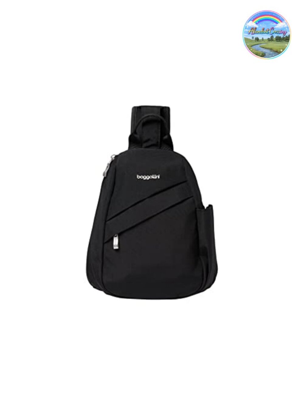 Nylon Sling Backpack Crossbody Bag Adjustable Strap Travel